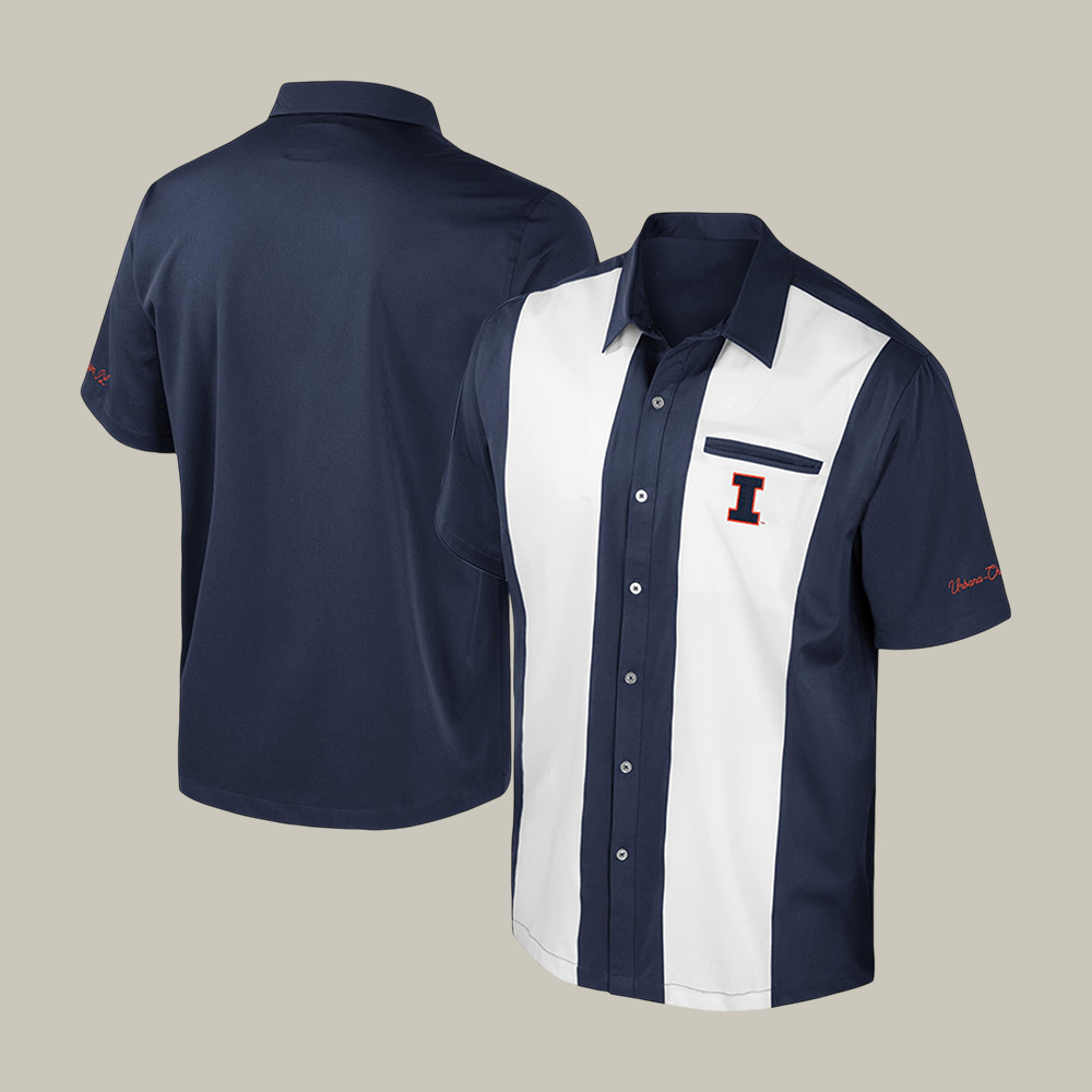 Illinois Fighting Illini 2026 NCAA Men's Final Four Button Up Shirt Game Day Shirt Basketball Gear
