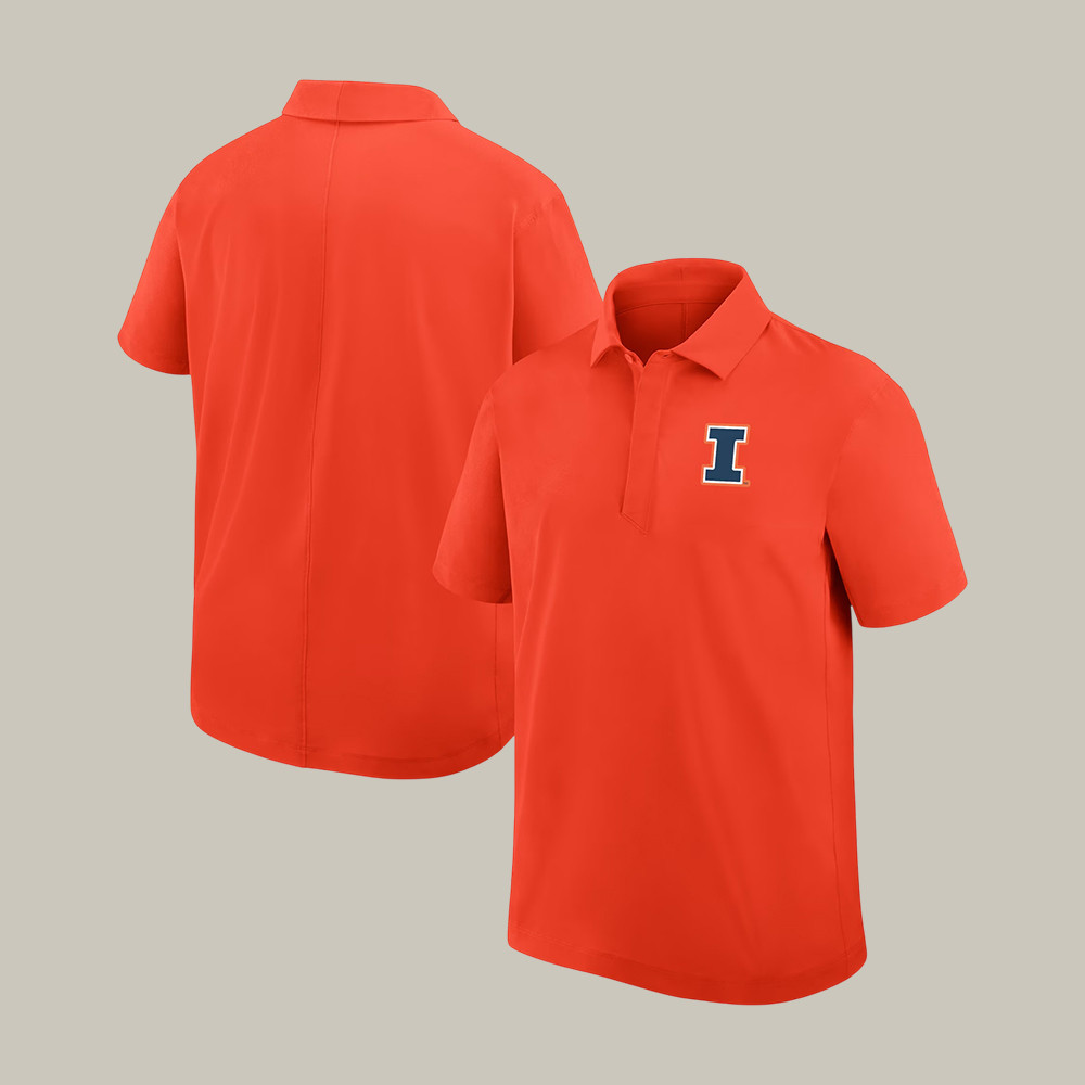 Illinois Fighting Illini 2026 NCAA Men's Final Four Polo Shirt Basketball Clothes Fan Gear
