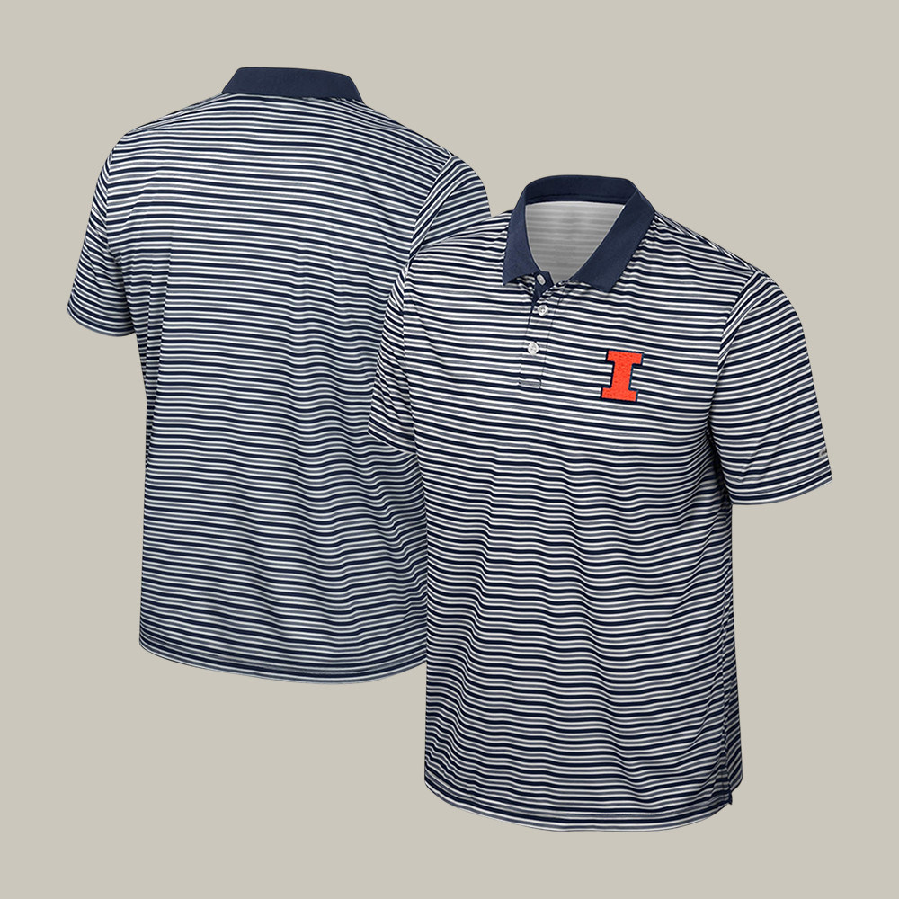 Illinois Fighting Illini 2026 NCAA Men's Final Four Polo Shirt Basketball Merch Game Day Gear