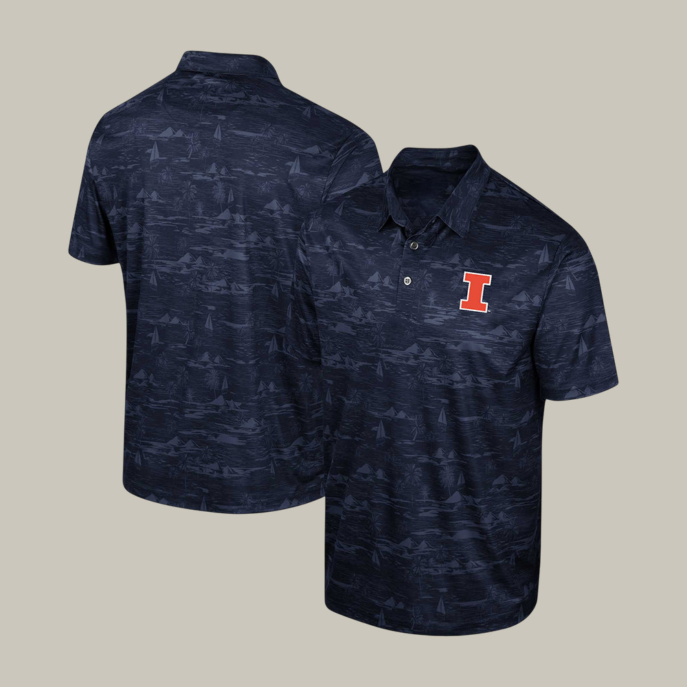 Illinois Fighting Illini 2026 NCAA Men's Final Four Polo Shirt Game Day Shirt Gift For Husband