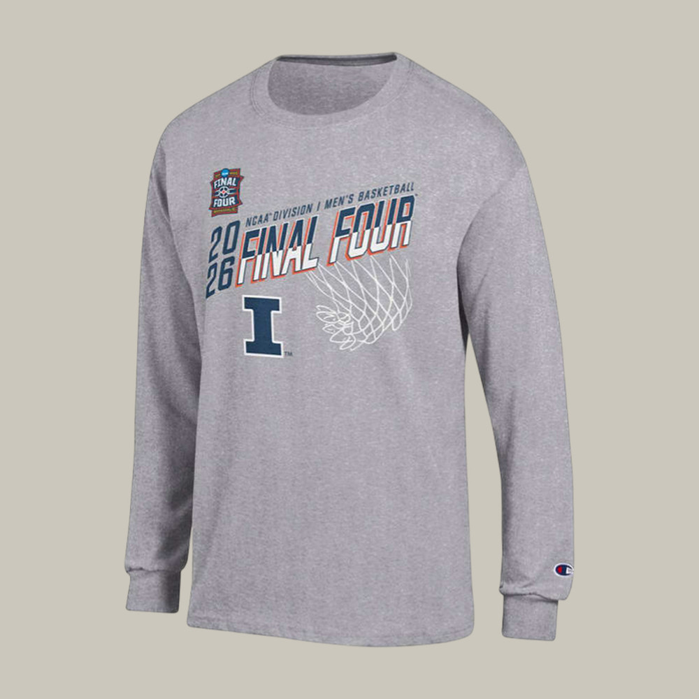 Illinois Fighting Illini 2026 NCAA Men's Final Four Sweatshirt Basketball Merch Best Fan Gifts