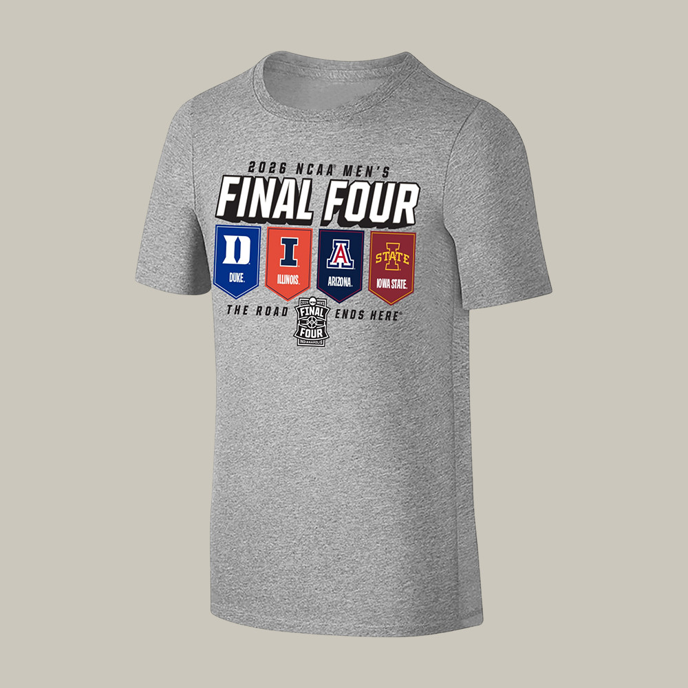 Illinois Fighting Illini 2026 NCAA Men's Final Four T-Shirt Basketball Clothes March Madness Bracket Gift