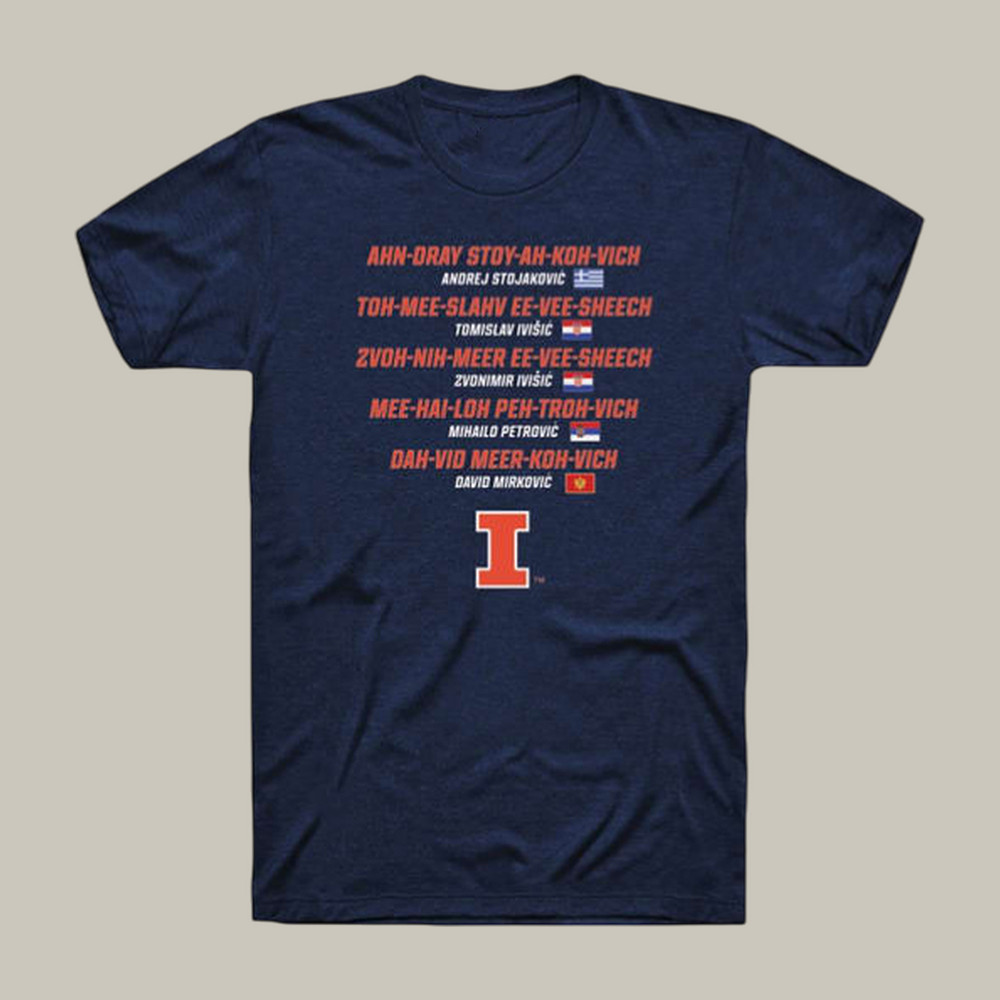 Illinois Fighting Illini 2026 NCAA Men's Final Four T-Shirt Basketball Fan Shirt Game Day Gear