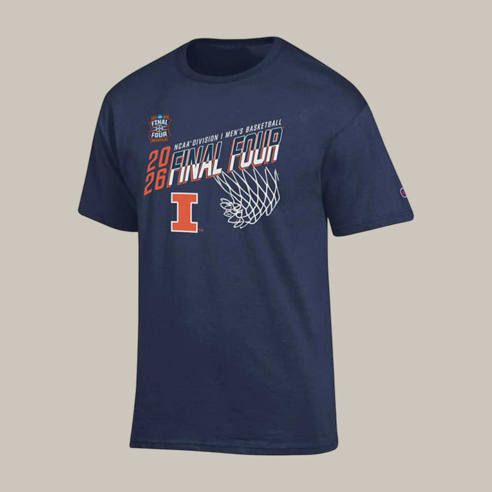 Illinois Fighting Illini 2026 NCAA Men's Final Four T-Shirt Game Day Shirt Basketball Gear