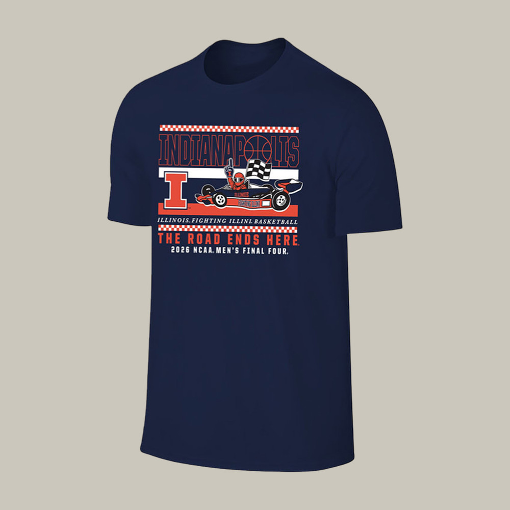 Illinois Fighting Illini 2026 NCAA Men's Final Four T-Shirt March Madness Bracket Shirt Fan Gear