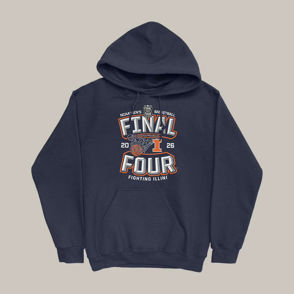 Illinois Fighting Illini Final Four 2026 Hoodie Game Day March Madness Apparel Gift For Huge Fans