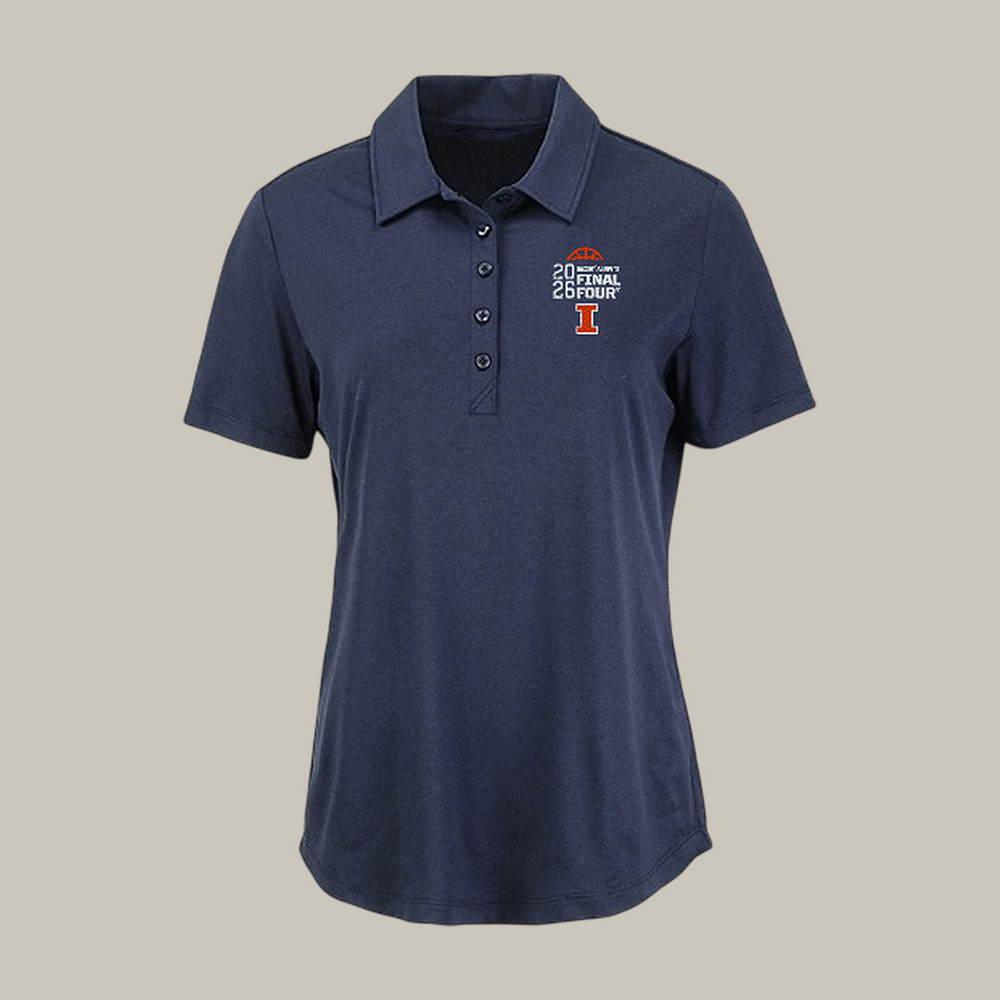 Illinois Fighting Illini Final Four 2026 Polo Shirt March Madness Final Four Merch Basketball Gear