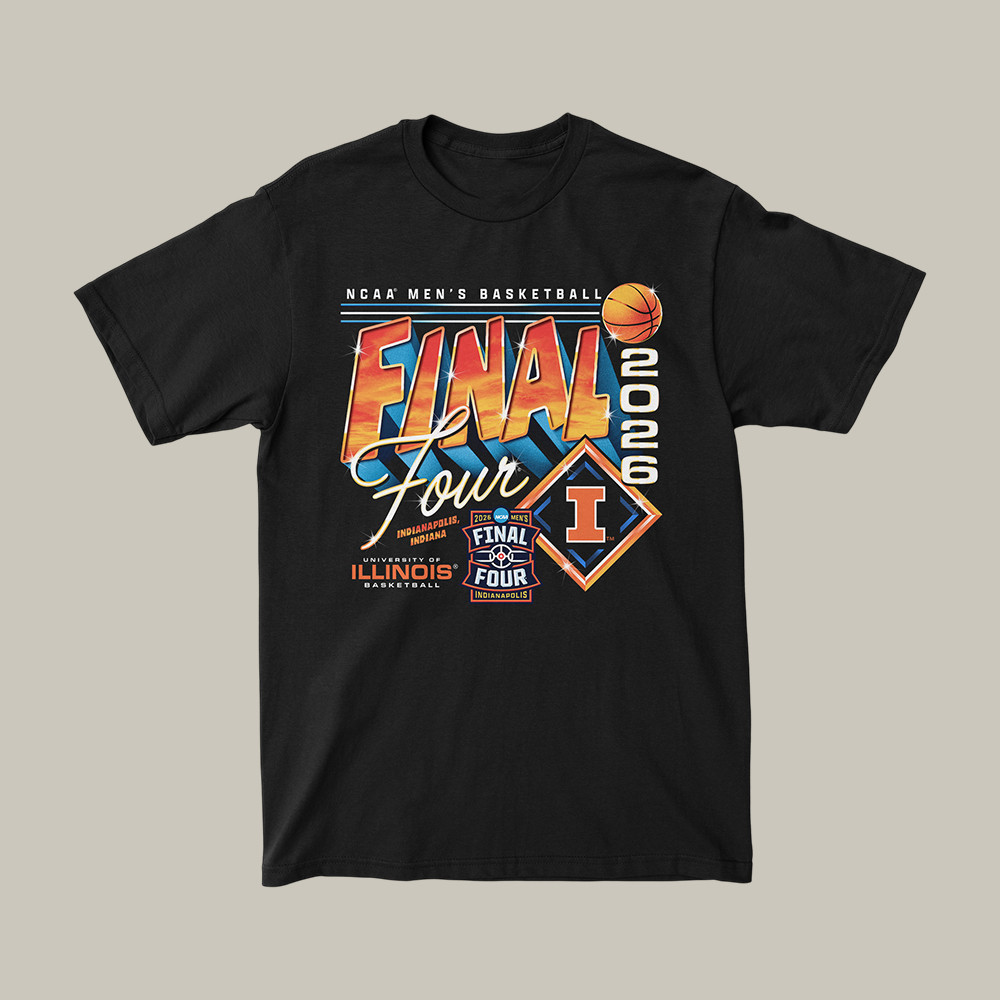Illinois Fighting Illini Final Four 2026 T-Shirt March Madness Bracket Shirt Fan Gear