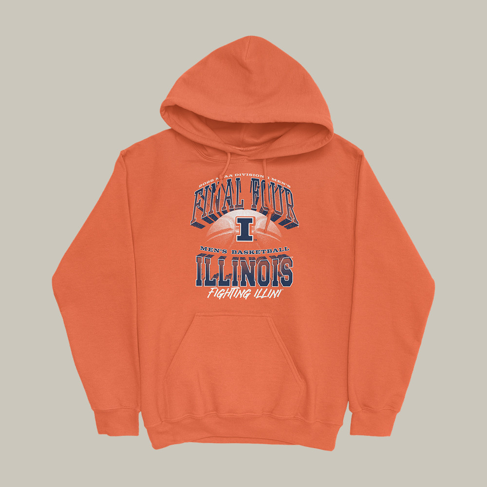 Illinois Fighting Illini Final Four Highlight Hoodie March Madness Apparel Unique Gift For Fans