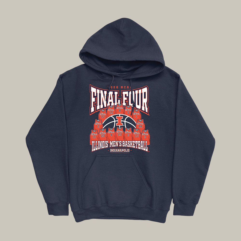 Illinois Fighting Illini Final Four Hoodie March Madness Apparel Best Fan Gifts