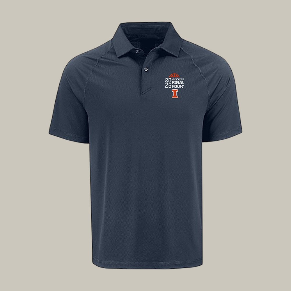 Illinois Fighting Illini Final Four Polo Shirt 2026 NCAA Men's Basketball Clothes Gift For Him