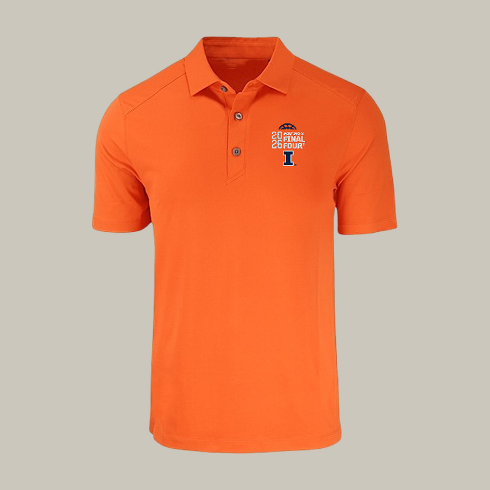 Illinois Fighting Illini Final Four Polo Shirt 2026 NCAA Men's Basketball Clothes Gift Ideas