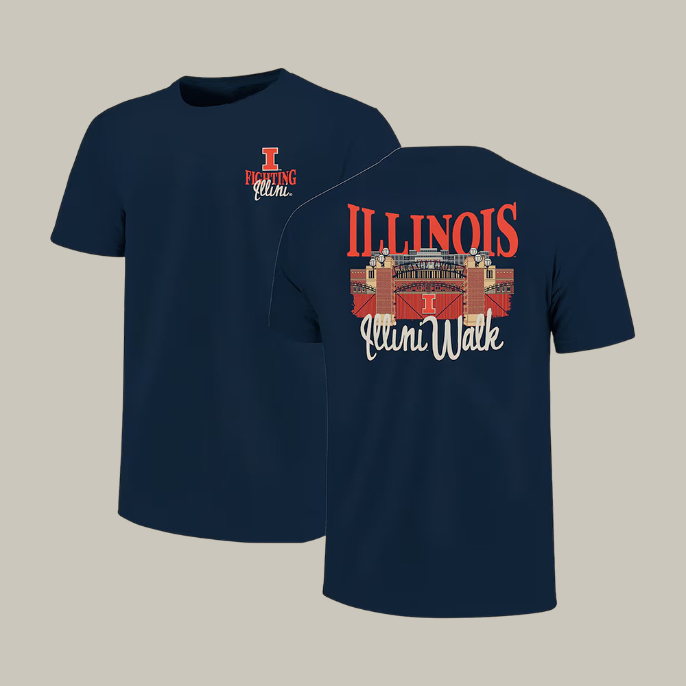 Illinois Fighting Illini Hyper Local Stadium Gates T-Shirt March Madness Final Four Shirt Best Fan Gift