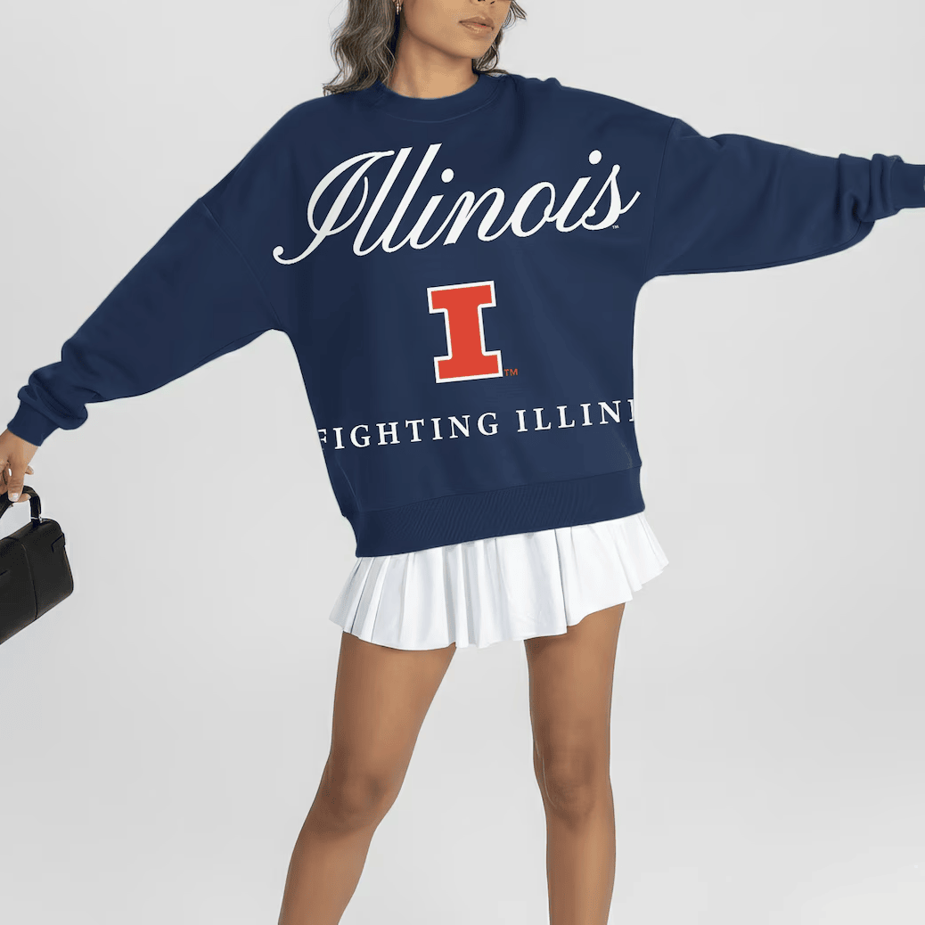 Illinois Fighting Illini Legacy Club Sweatshirt Illinois 2026 NCAA Men's Basketball Final Four Merch