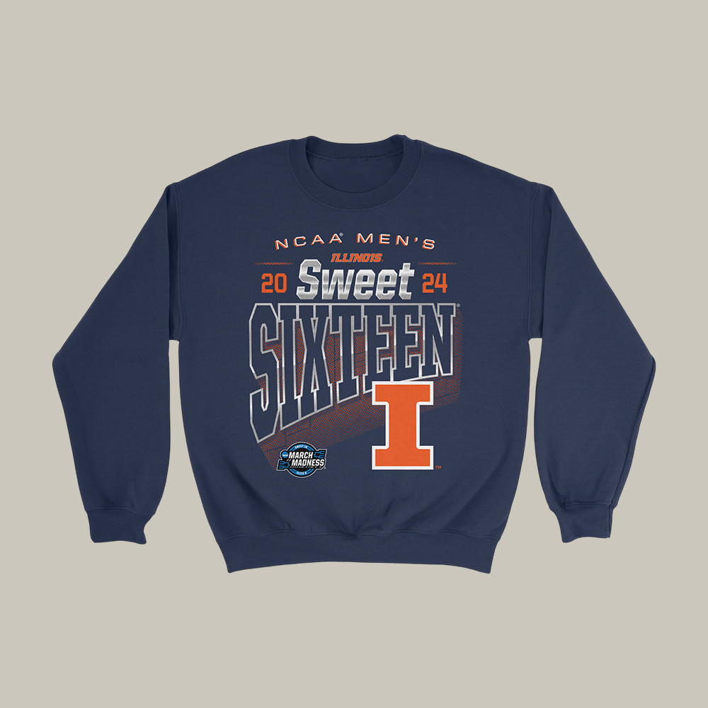 Illinois Fighting Illini MBB Sweet Sixteen Sweatshirt March Madness Clothing Final Four Gear