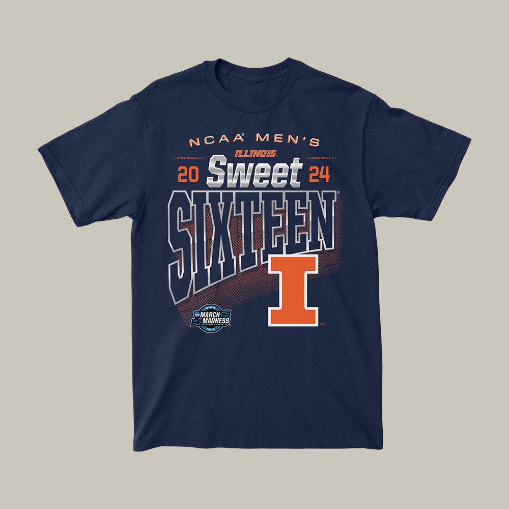 Illinois Fighting Illini MBB Sweet Sixteen T-Shirt March Madness Final Four Merch Gift Ideas
