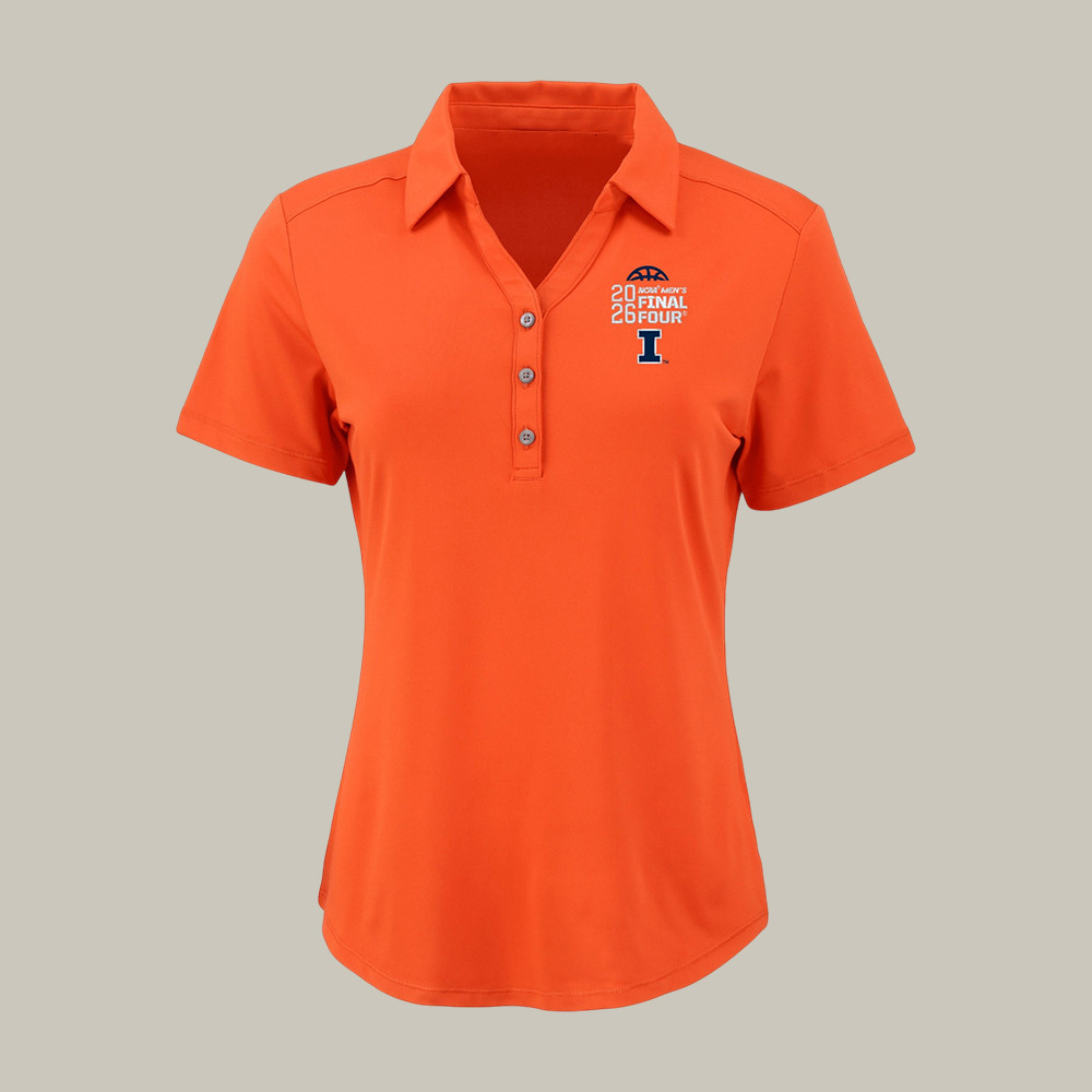 Illinois Fighting Illini Men's Basketball Final Four Polo Shirt 2026 NCAA Men's Final Four Clothes