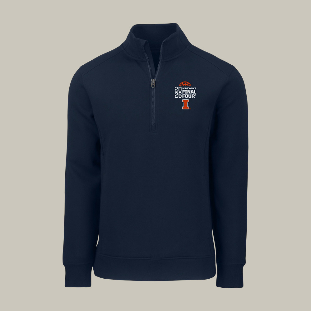 Illinois Fighting Illini Men's Basketball Final Four Quarter Zip 2026 NCAA Men's Final Four Clothing