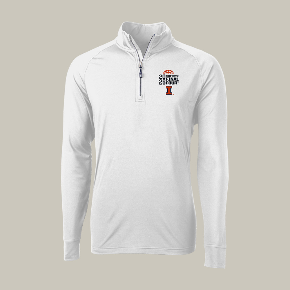 Illinois Fighting Illini Men's Basketball Final Four Quarter Zip Sweatshirt Basketball Apparel