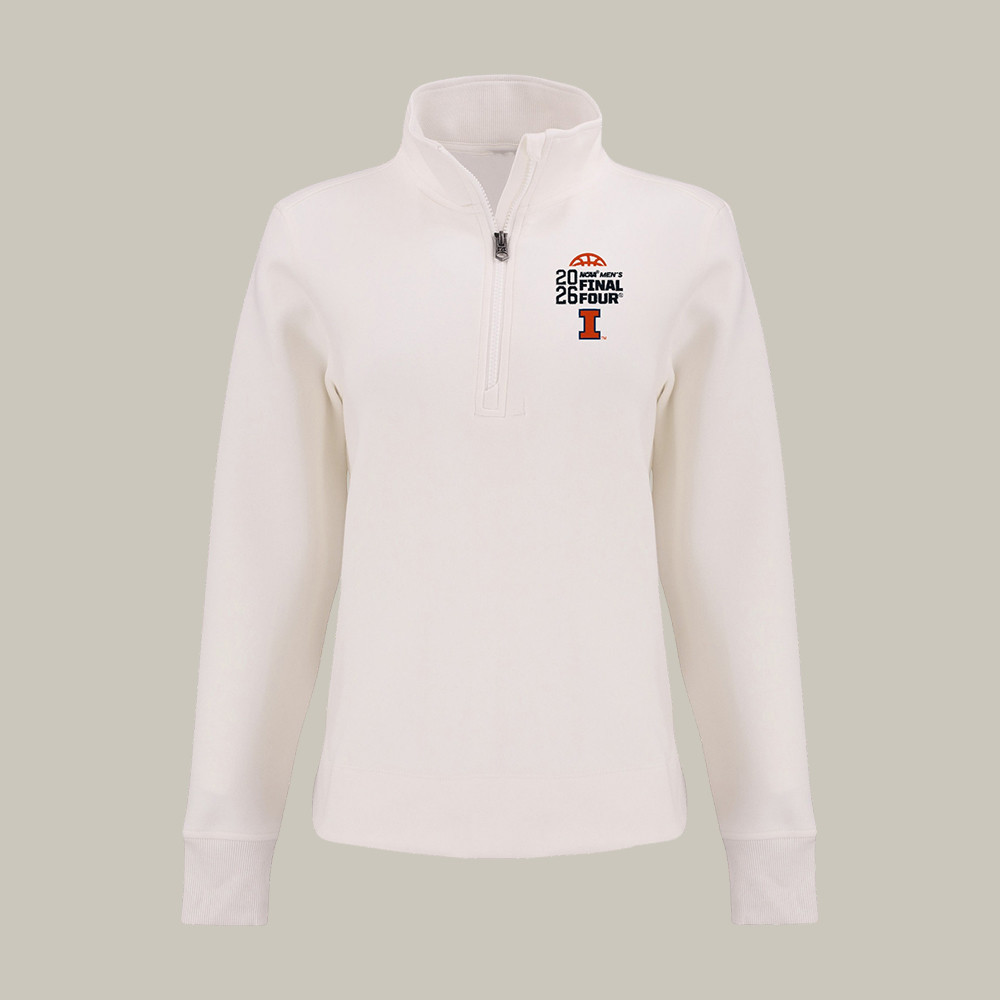 Illinois Fighting Illini Men's Basketball Final Four Quater Zip Sweatshirt Basketball Apparel