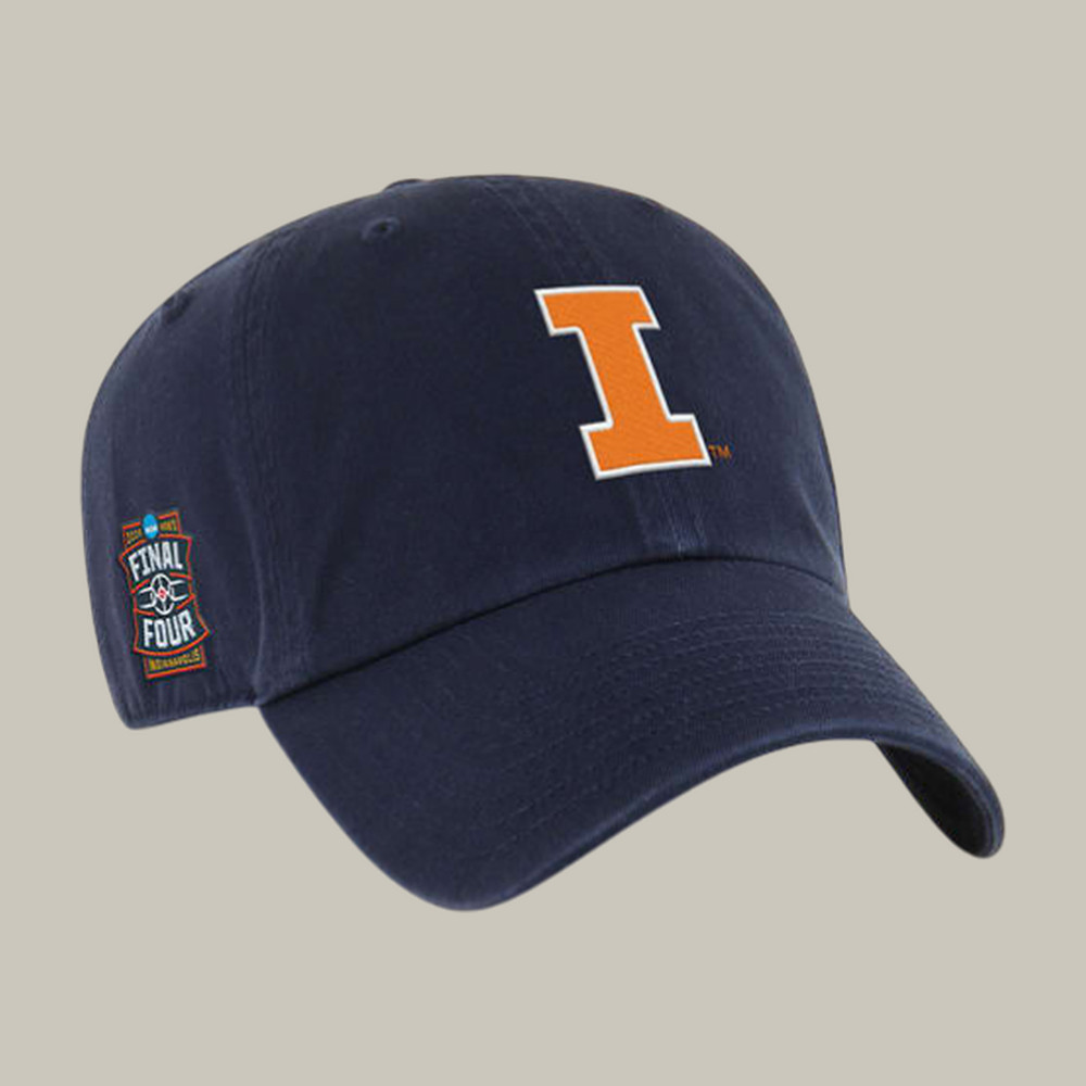 Illinois Fighting Illini Mens Basketball Final Hat Game Day Cap Fan Gear For Father