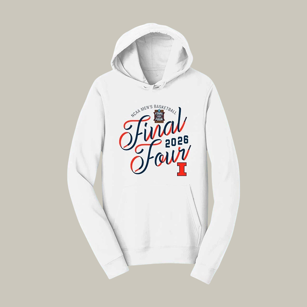 Illinois Fighting Illini NCAA Men's Basketball Final Four Hoodie Basketball Apparel