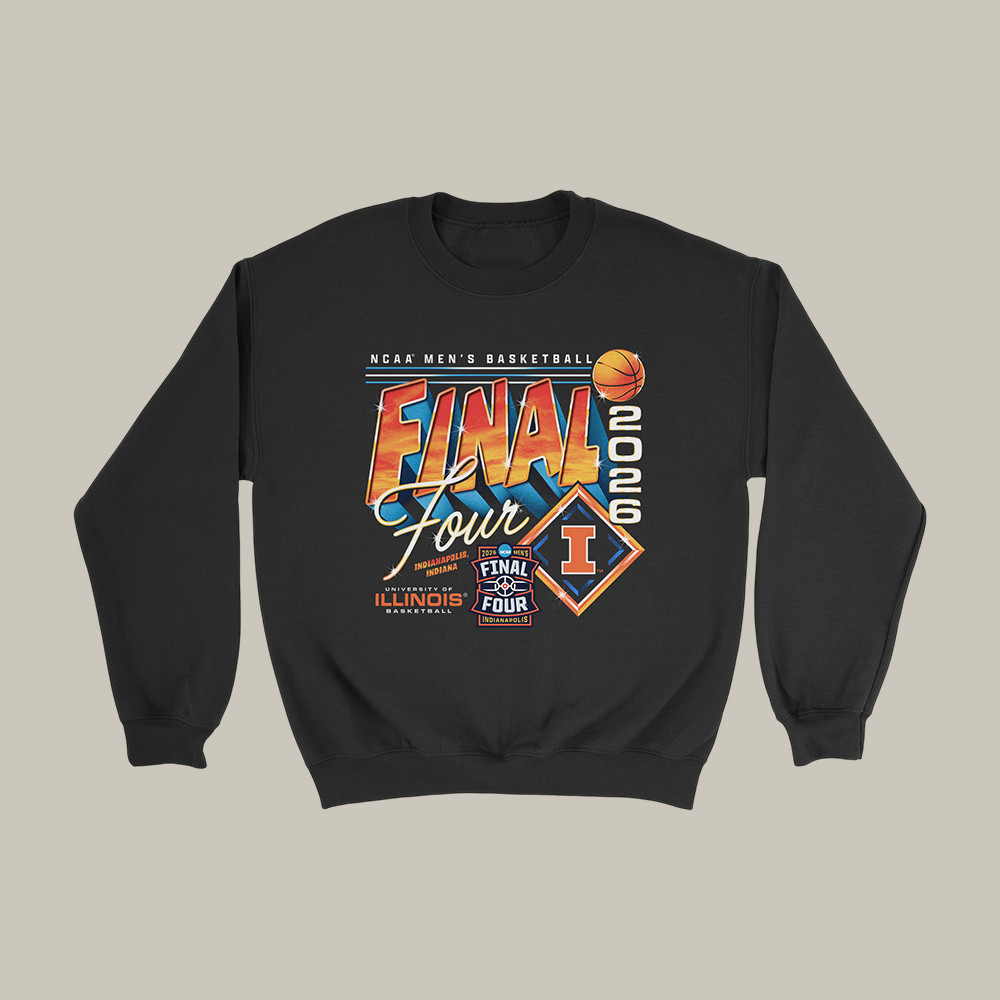 Illinois Fighting Illini NCAA Men's Basketball Final Four Sweatshirt March Madness Clothing