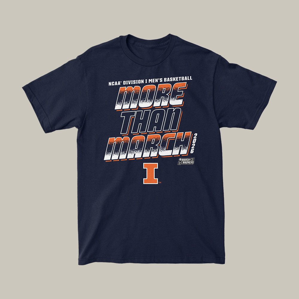 Illinois Fighting Illini NCAA Men's Basketball Final Four T-Shirt More Than March Shirt Gift For Brother