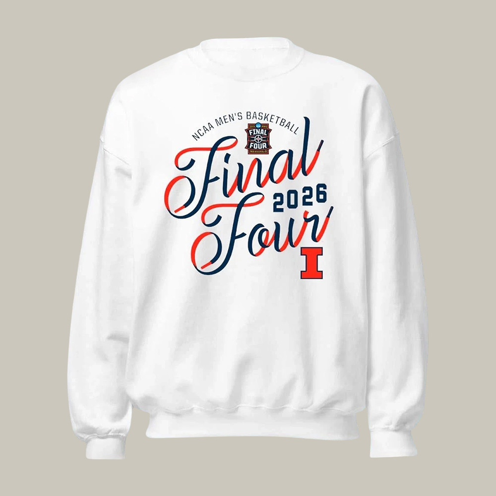 Illinois Fighting Illini NCAA Men's Basketball Final Four. Sweatshirt March Madness Apparel