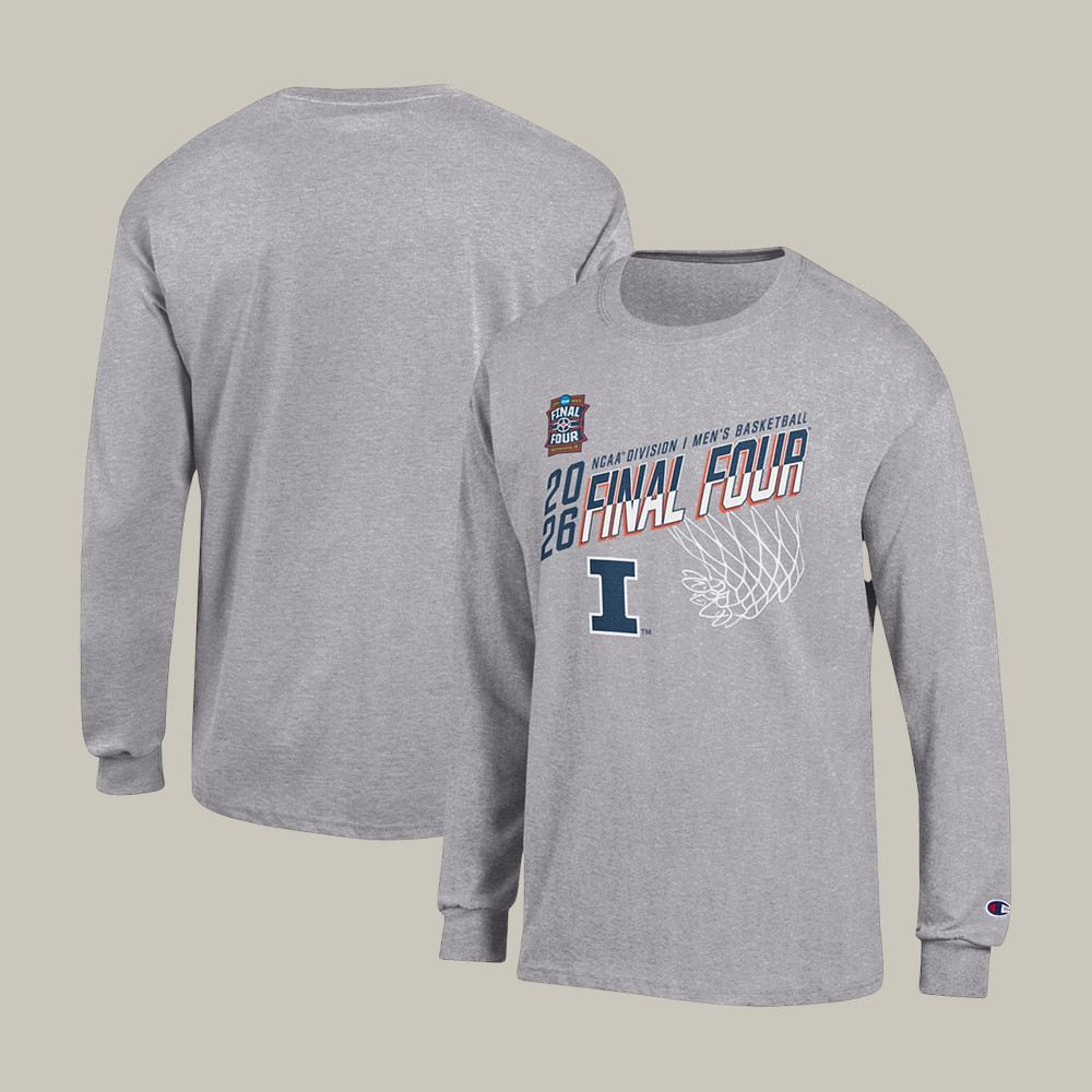 Illinois Fighting Illini NCAA Men's Basketball Long Sleeve Shirt 2026 NCAA Men's Basketball Apparel