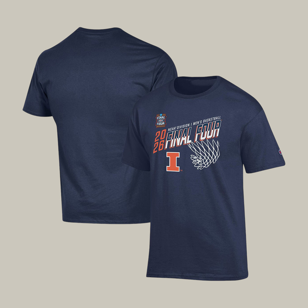 Illinois Fighting Illini NCAA Men's Basketball T-Shirt March Madness Final Four Clothing