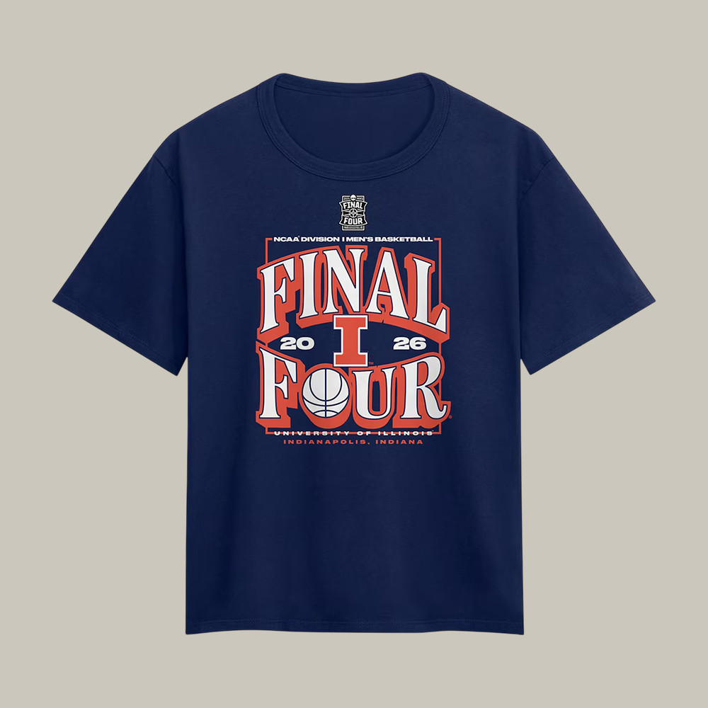 Illinois Fighting Illini NCAA Men's Basketball T-Shirt March Madness Final Four Merchandise