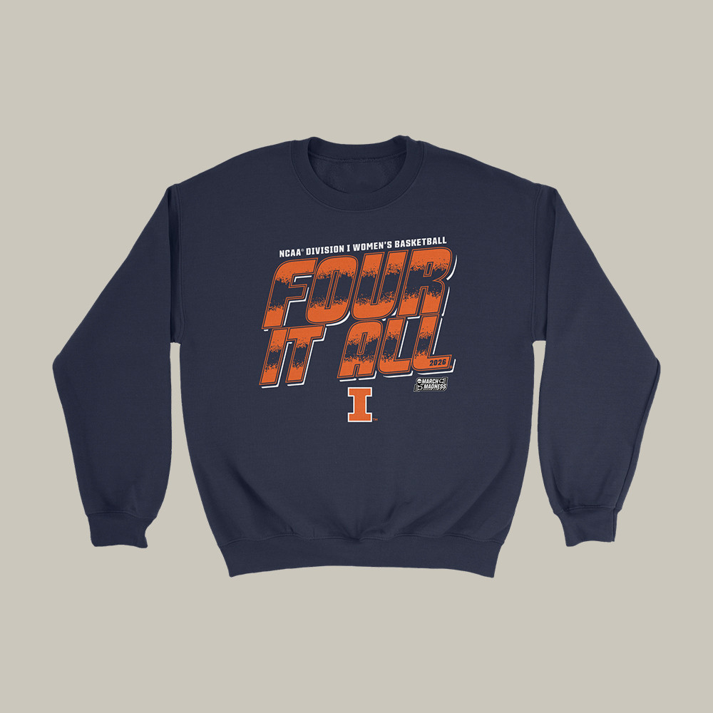 Illinois Fighting Illini NCAA Women's Basketball Final Four Sweatshirt Game Day Clothing
