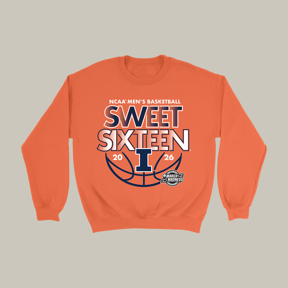 Illinois Fighting Illini Sweet Sixteen Final Four Sweatshirt March Madness Apparel Gift For Him