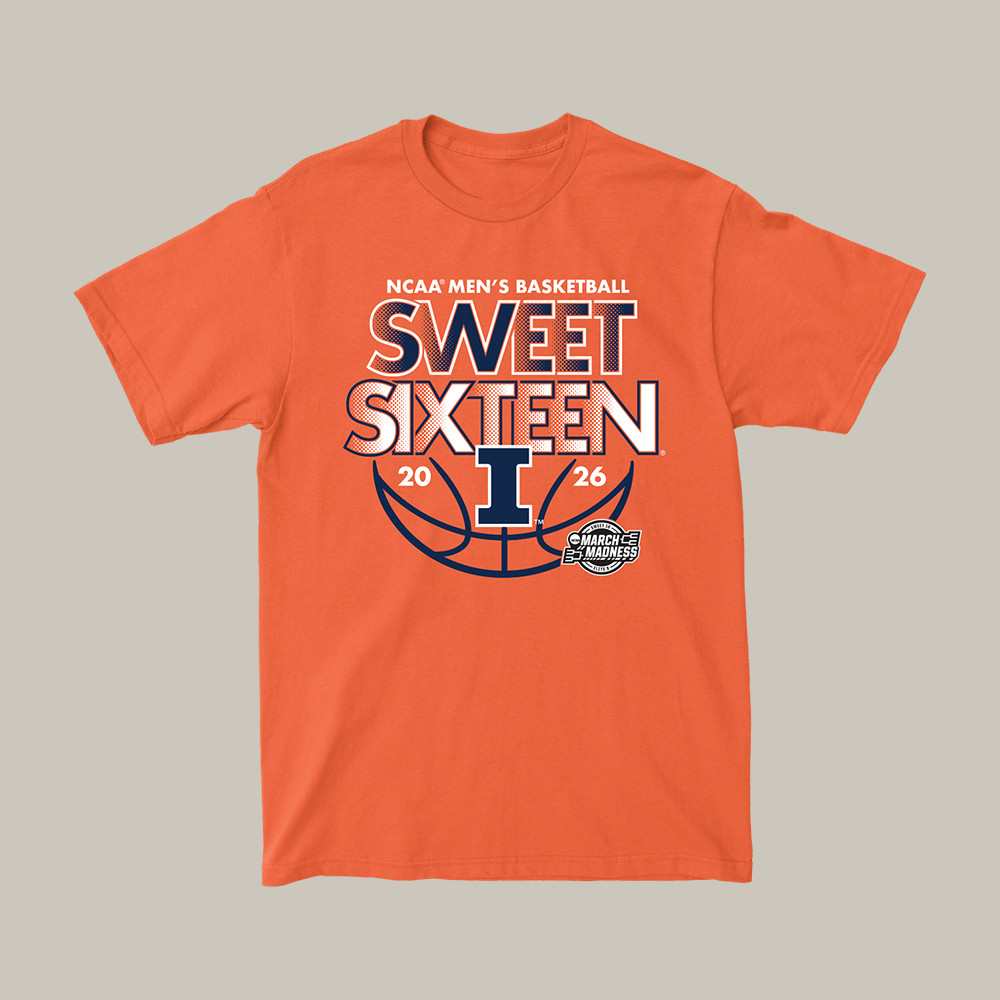 Illinois Fighting Illini Sweet Sixteen T-Shirt Basketball Final Four Shirt Best Gift For Fans