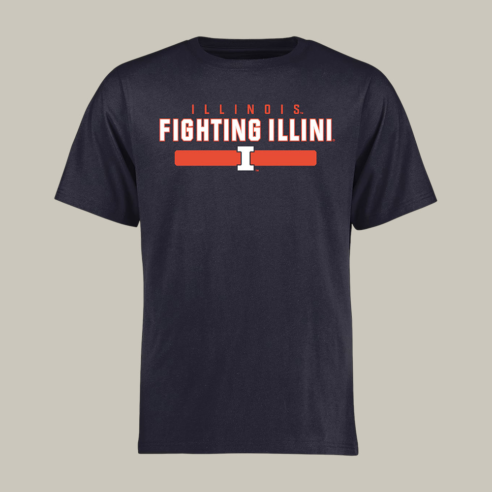 Illinois Fighting Illini Team Strong T-Shirt Illinois Fighting Illini Clothes Present Idea For Husband