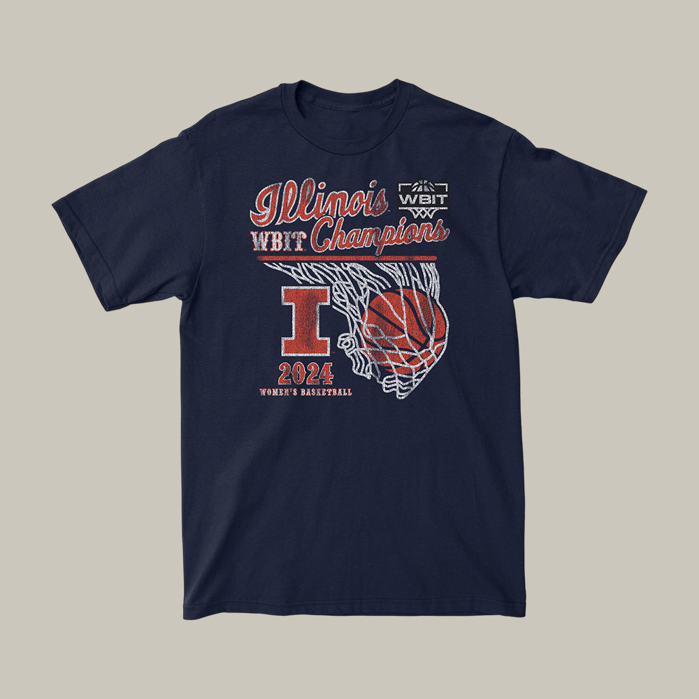 Illinois Fighting Illini WBB WBIT Champions T-Shirt March Madness Final Four Shirt