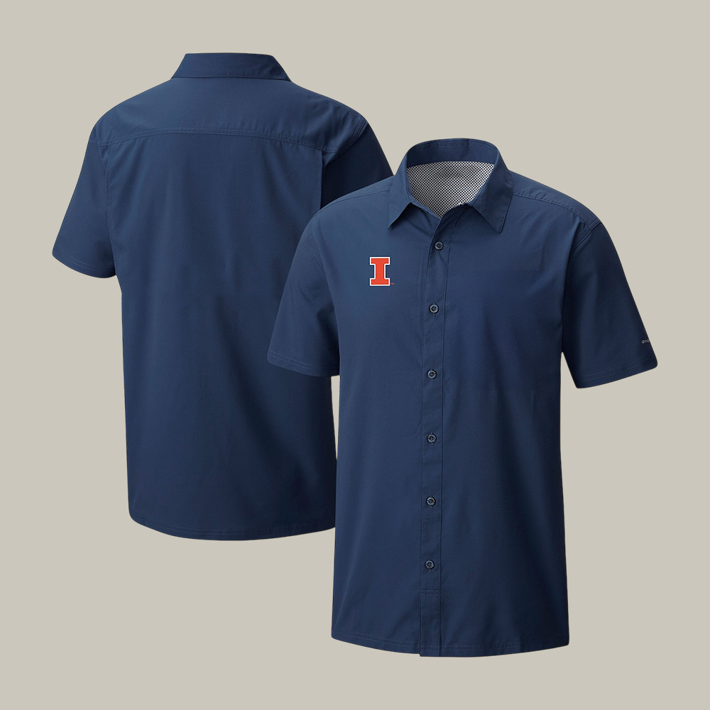 Illinois Fighting Illini2026 NCAA Men's Basketball Button Shirt Final Four Shirt Gift For Dad