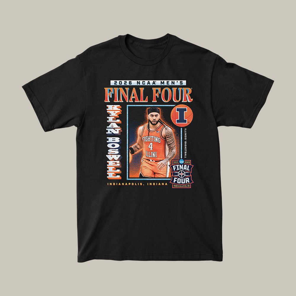 Illinois Final Four Tee Kylan Boswell T-Shirt Basketball Final Four Shirt Gift For Huge Fans