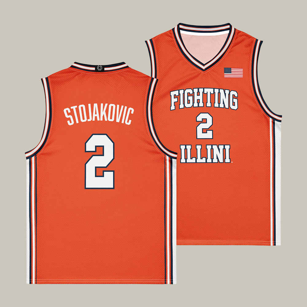 Illinois Men's Basketball StojakovicTank Top 2026 NCAA Men's Final Four Clothes Fan Gear