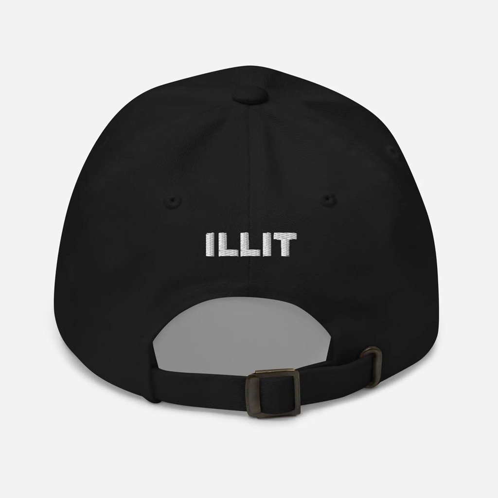 ILLIT Merch ILLIT Logo Embroidered Hat ILLIT Kpop Baseball Cap Gifts For Music Fans