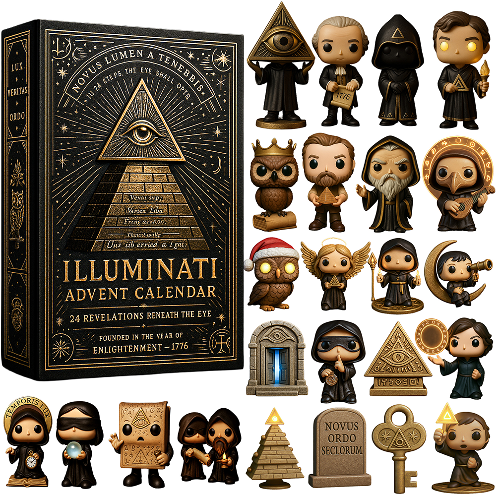 Illuminati 250th Anniversary Advent Calendar 24-Day Countdown Cool Secret Santa Gifts