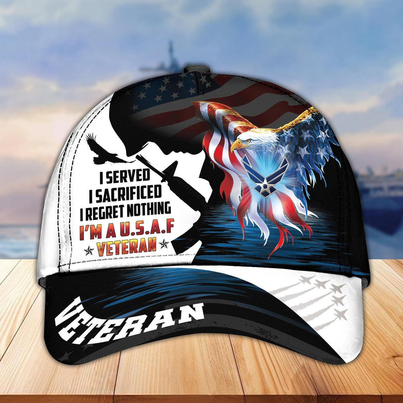 I'm A Air Force Veteran Cap USAF Patriotic Hat Gift for Men Military