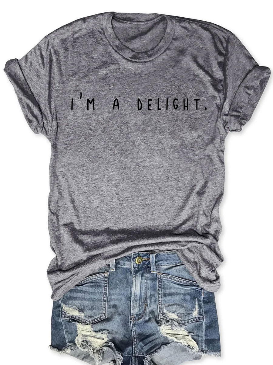 Im A Delight Classic T-Shirt Funny Meme Clothing Cool Gifts For Meme Enthusiasts