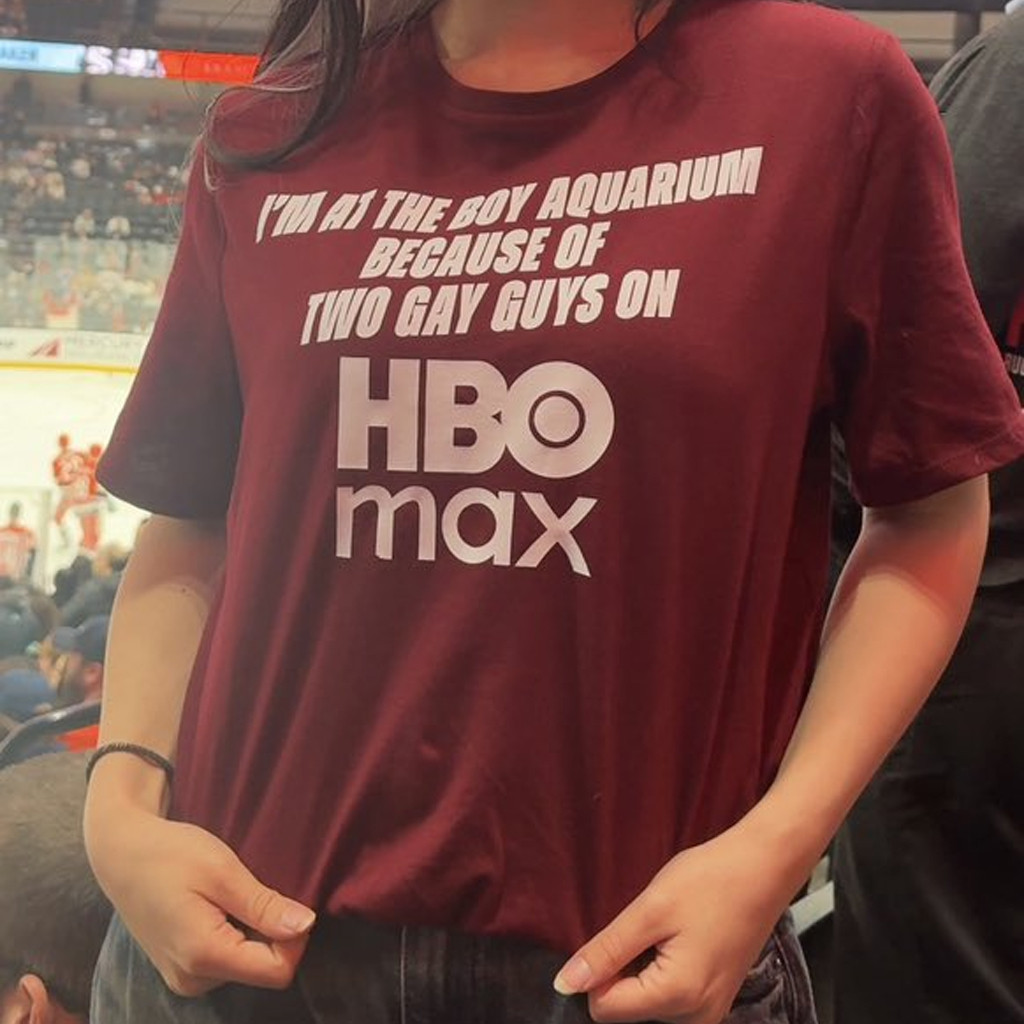 I'm At The Boy Aquarium Because Of Two Gay Guys On HBO Max Shirt Funny Trending T-Shirt Gifts