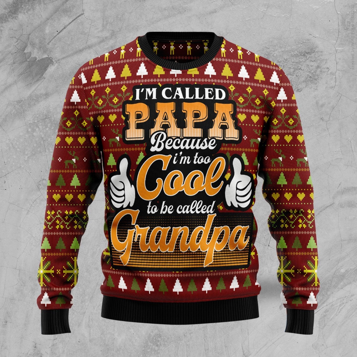I'm Called Papa Ugly Christmas Sweater Best Funny Christmas Sweaters Gifts For Him