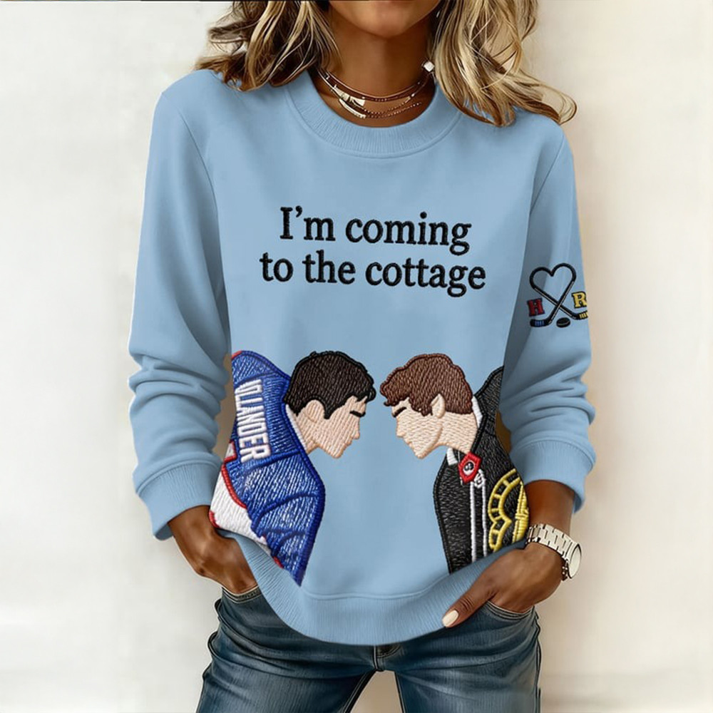I'm Coming To The Cottage Heated Rivalry Sweatshirt Heated Rivalry Apparel Fan Gifts