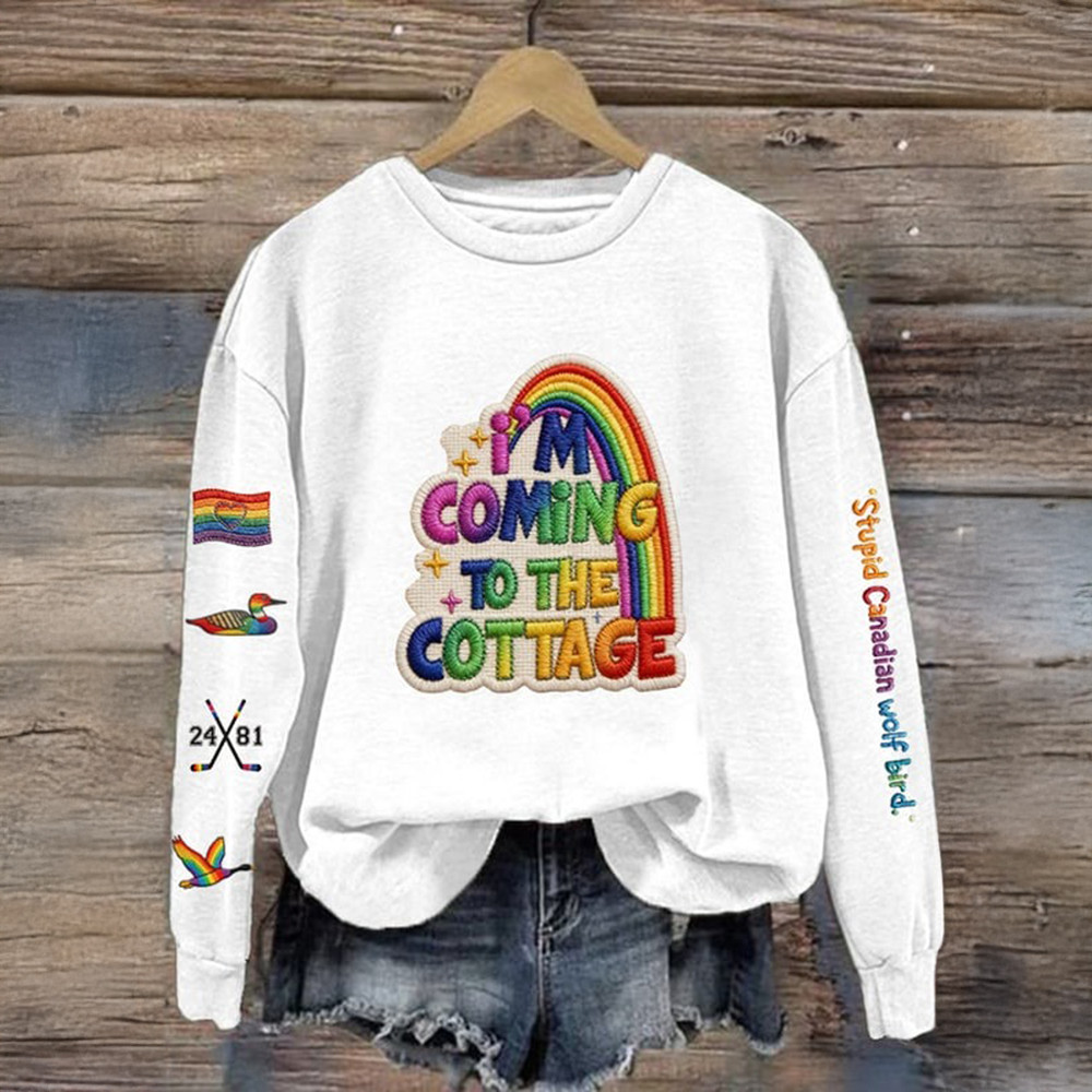 I'm Coming To The Cottage Heated Rivalry Sweatshirt Heated Rivalry Apparel Gift Ideas For Her
