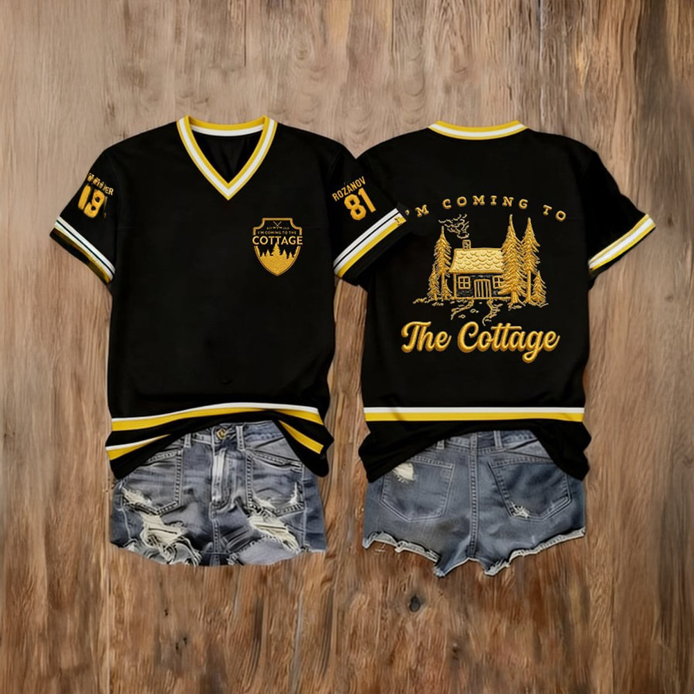 I'm Coming To The Cottage Heated Rivalry V-Neck Shirt Hockey Clothes Heated Rivalry Lover Gifts