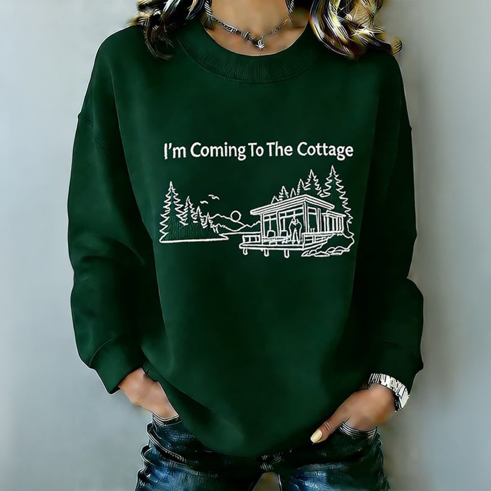 I'm Coming To The Cottage Ice Hockey Sweatshirt Sports Romance Heated Rivalry Clothing